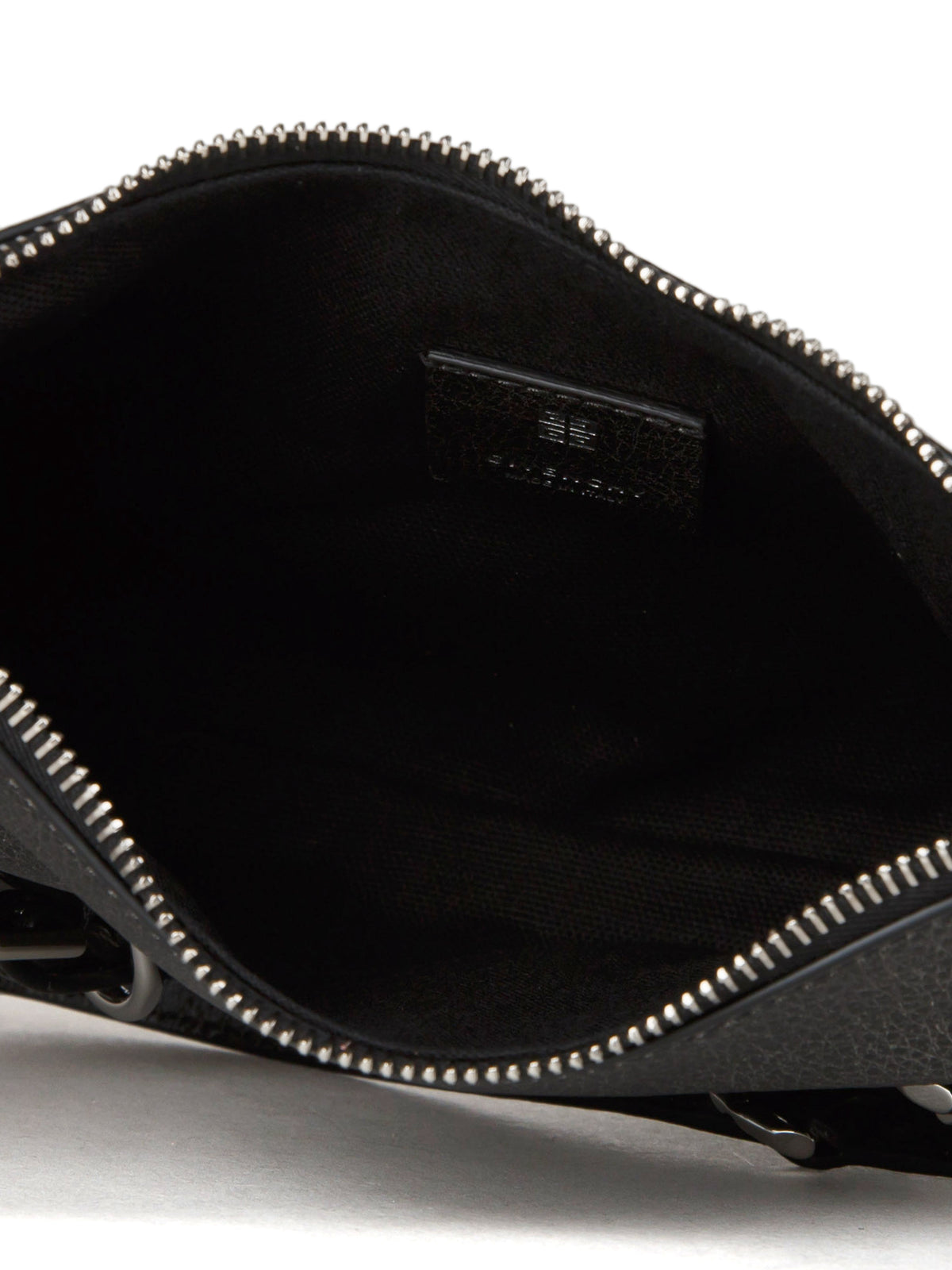 Buckled Leather Shoulder Bag