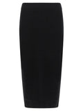 Black Viscose Skirt