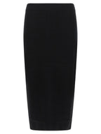 Black Viscose Skirt