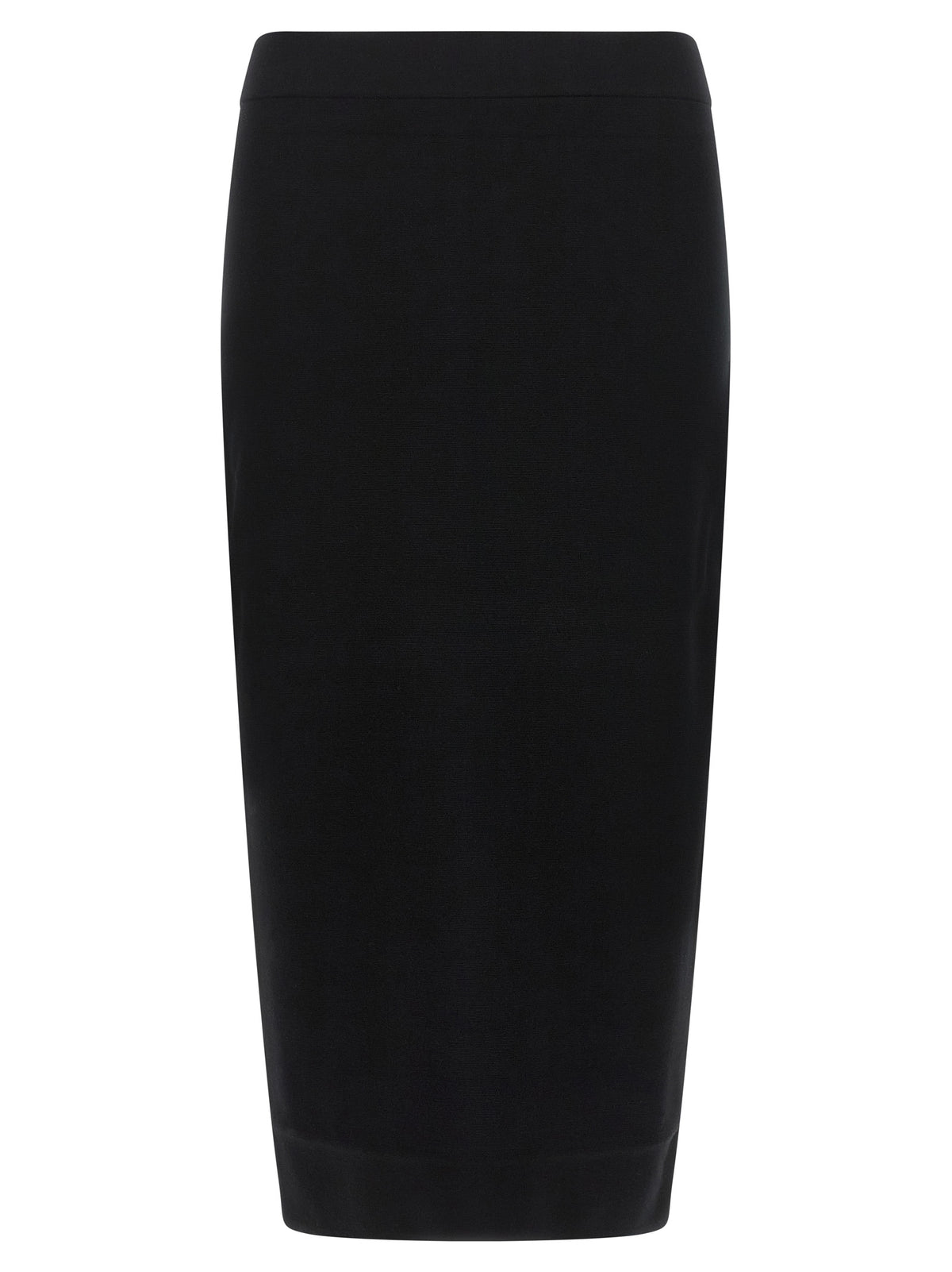 Black Viscose Skirt