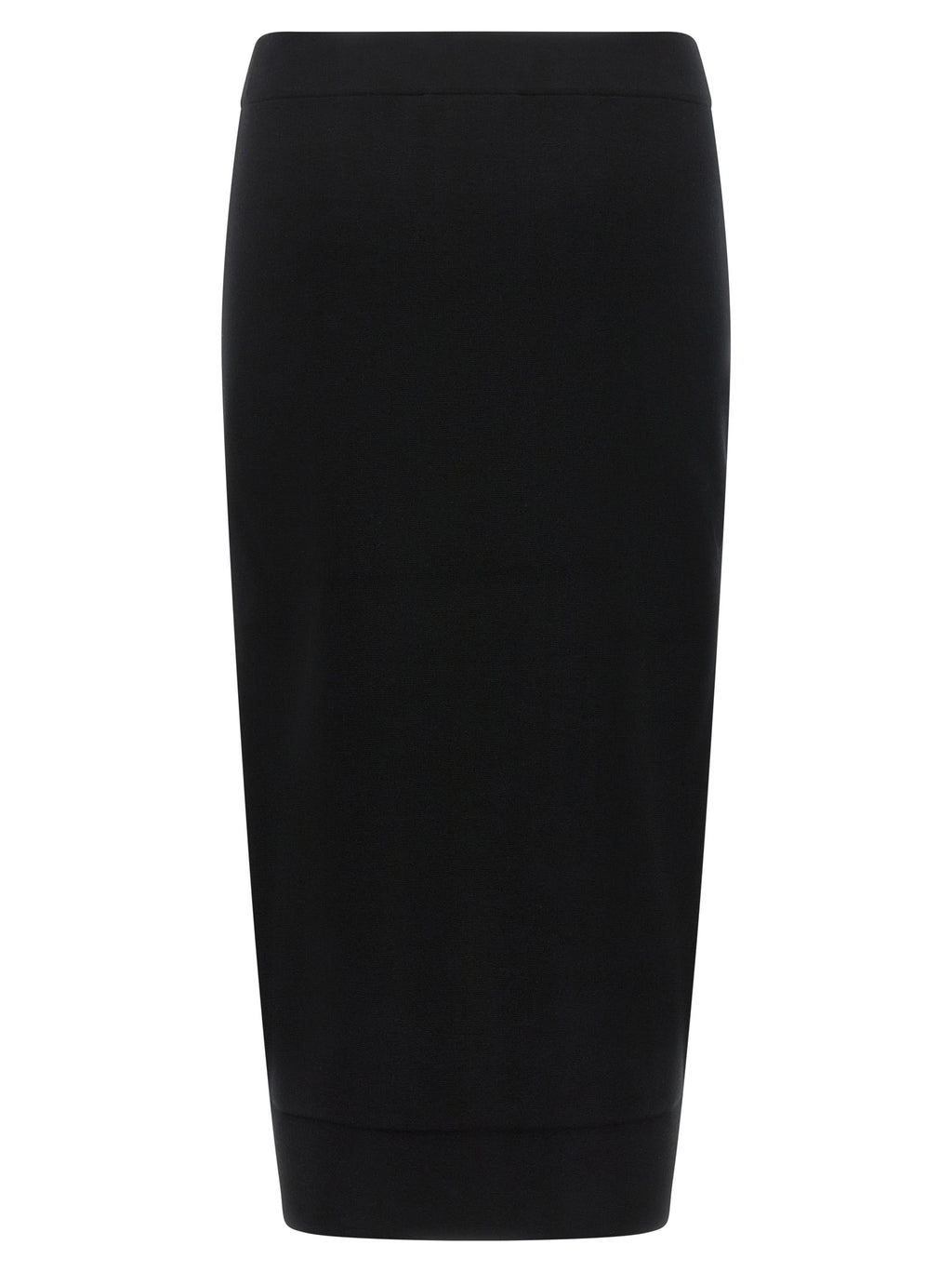Black Viscose Skirt