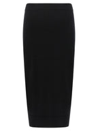 Black Viscose Skirt