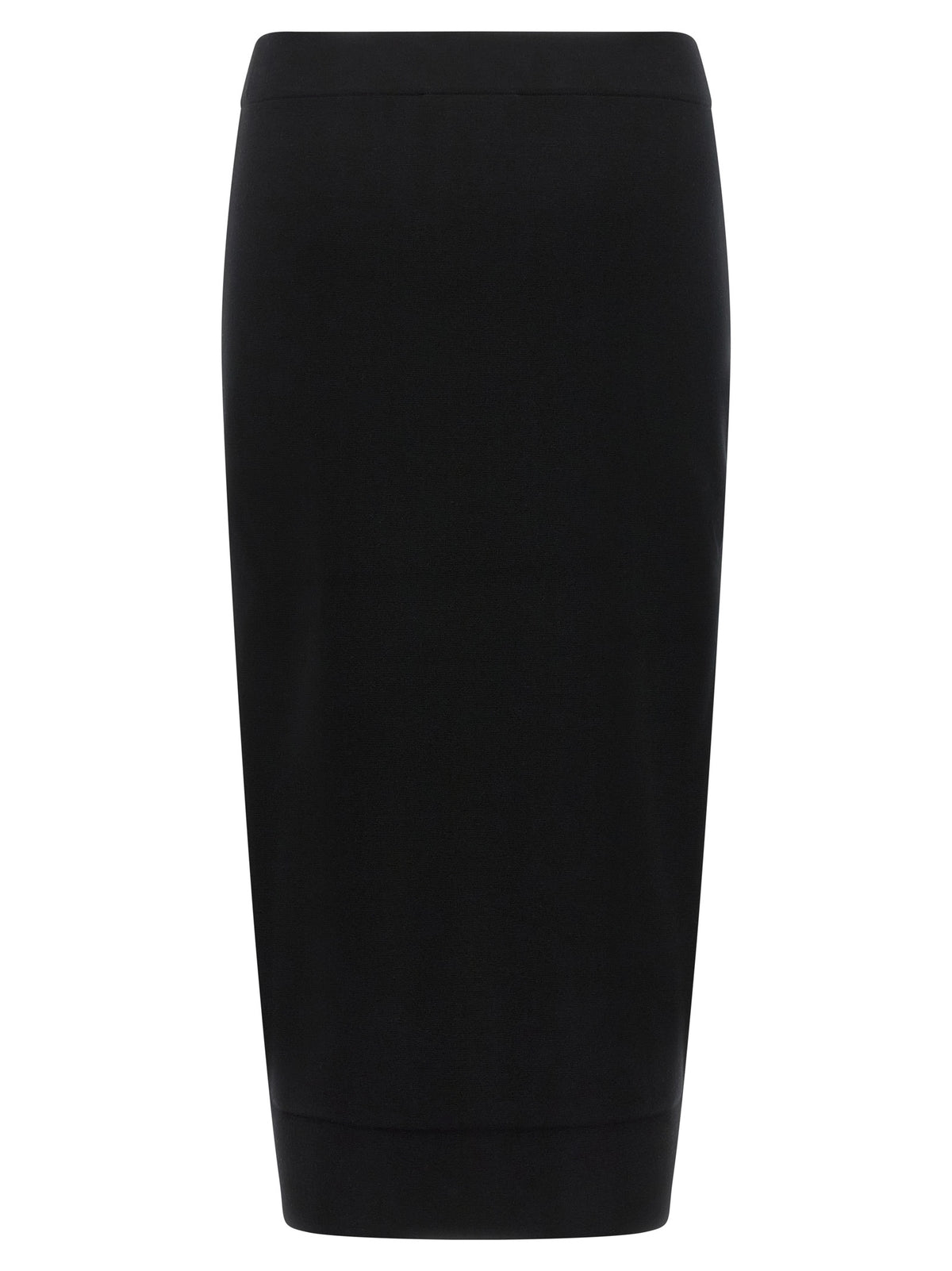 Black Viscose Skirt