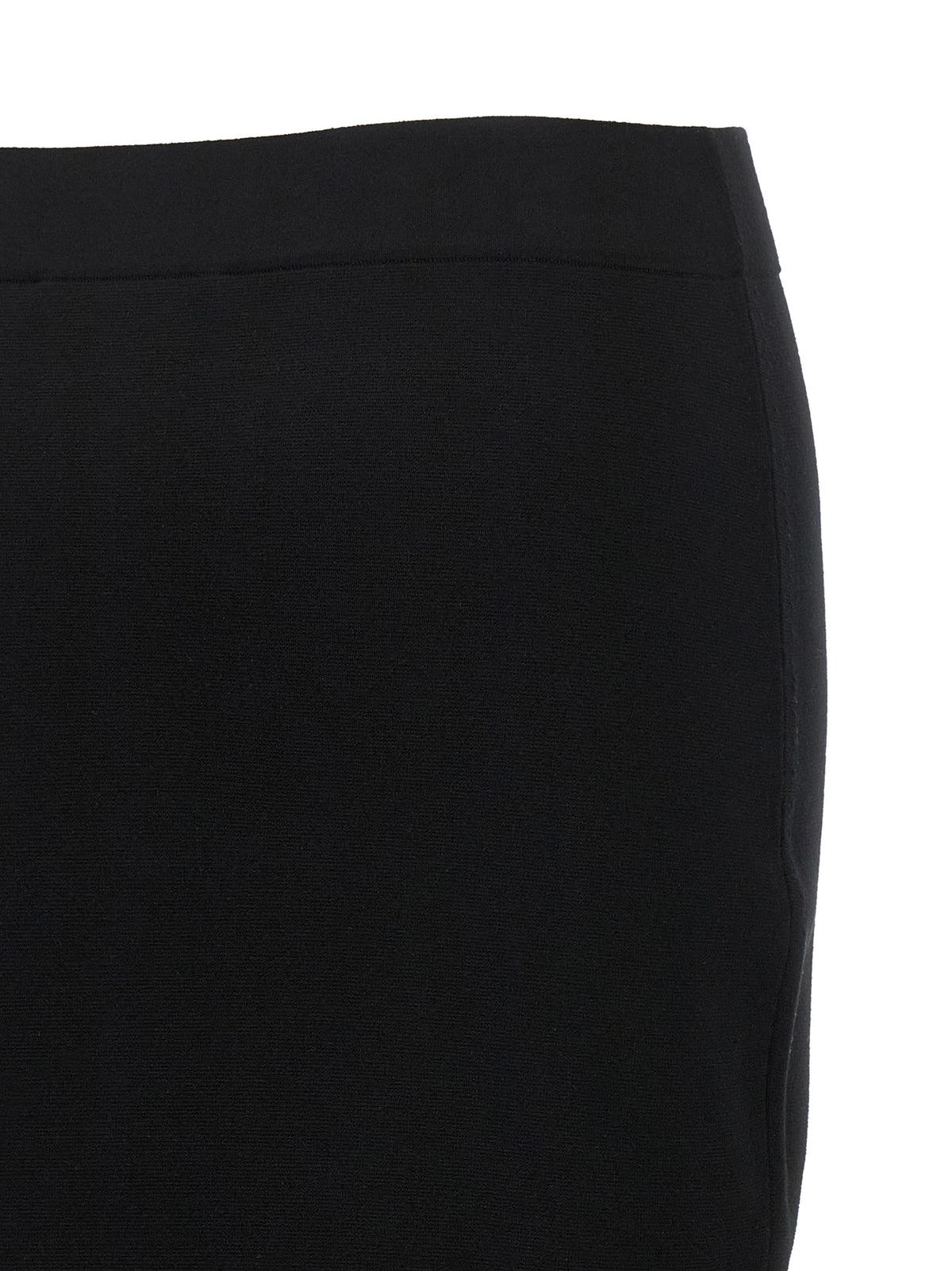 Black Viscose Skirt