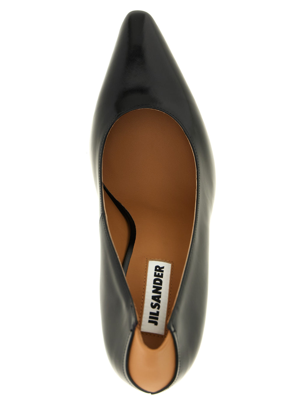 Black Leather Pumps