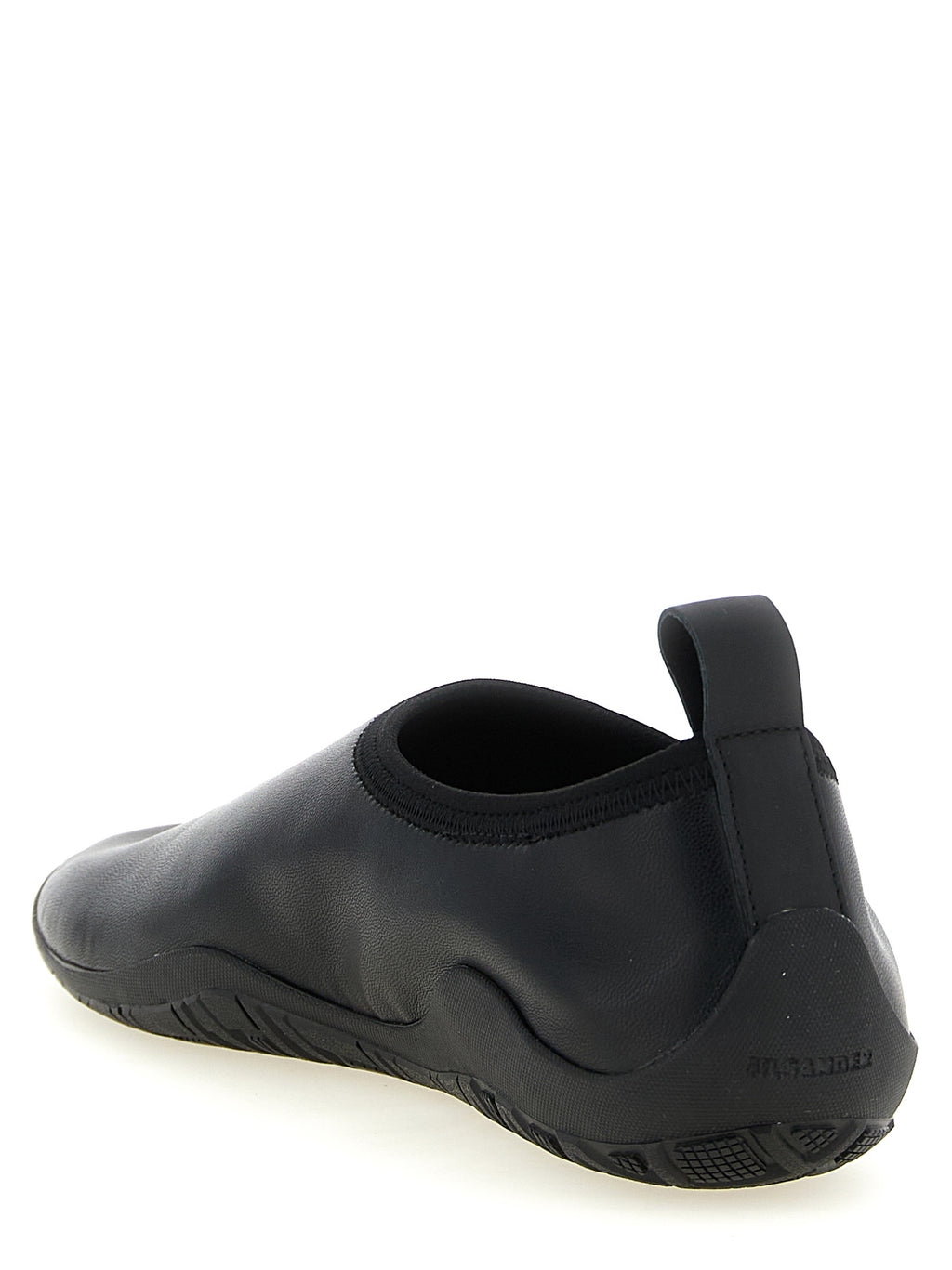Black Synthetic Slippers