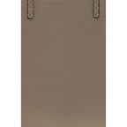 Beige Leather Shoulder Bag