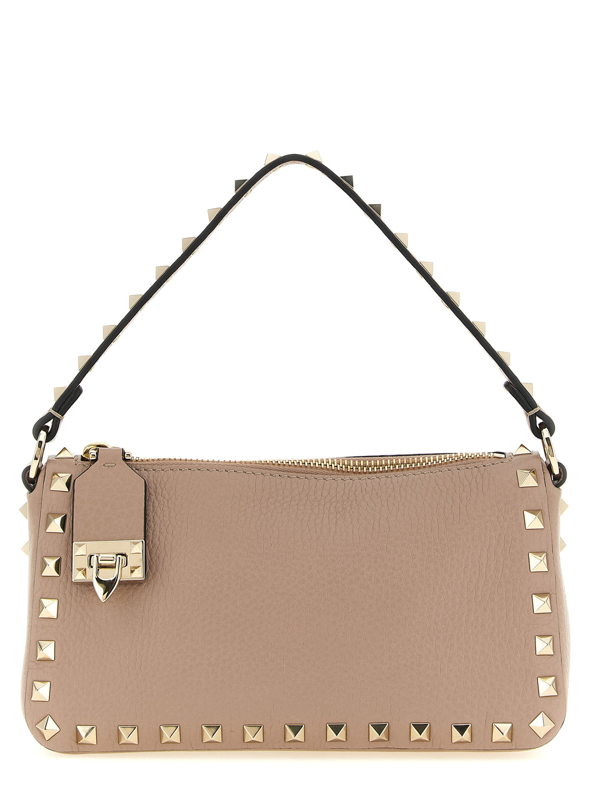 Pink Leather Shoulder Bag