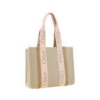 Linen Shoulder Bag – Brown