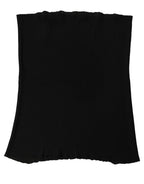 Black Viscose Scarf