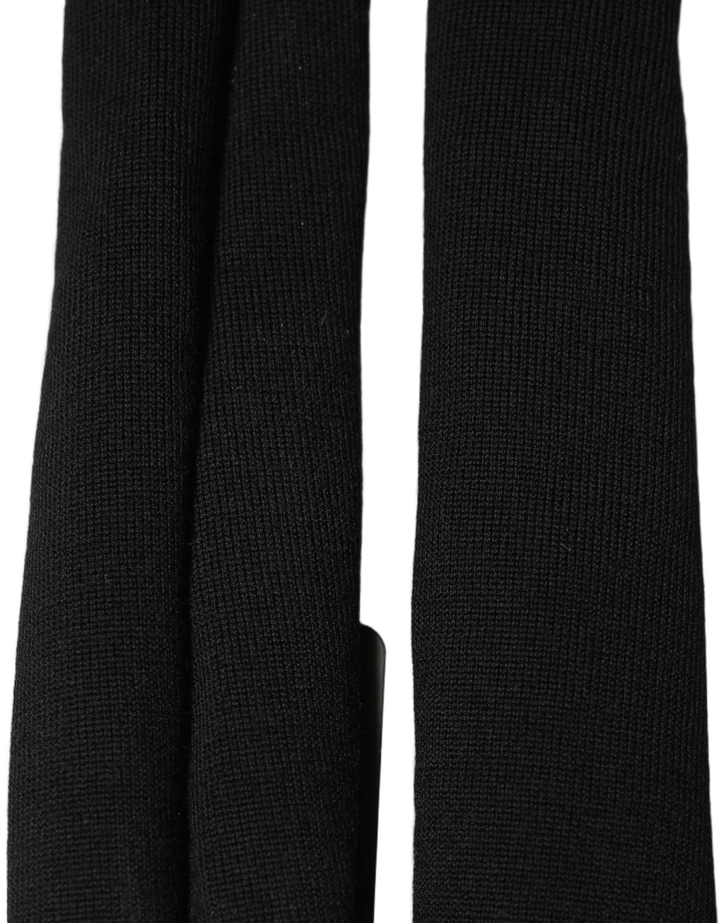 Black Virgin Wool Scarf
