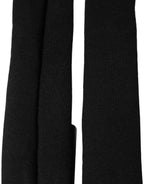 Black Virgin Wool Scarf