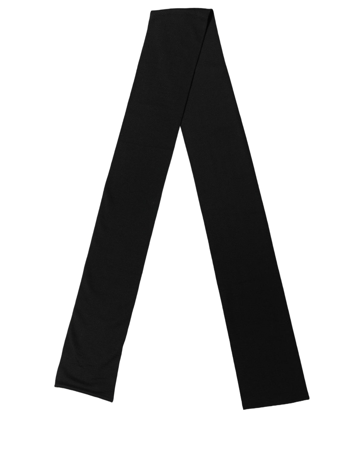 Black Virgin Wool Scarf