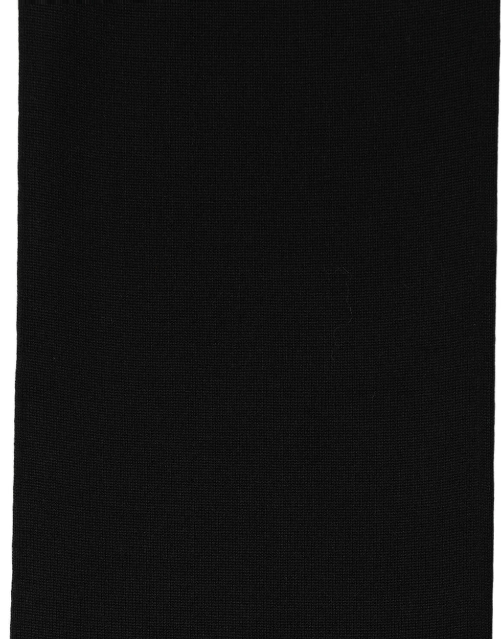 Black Virgin Wool Scarf