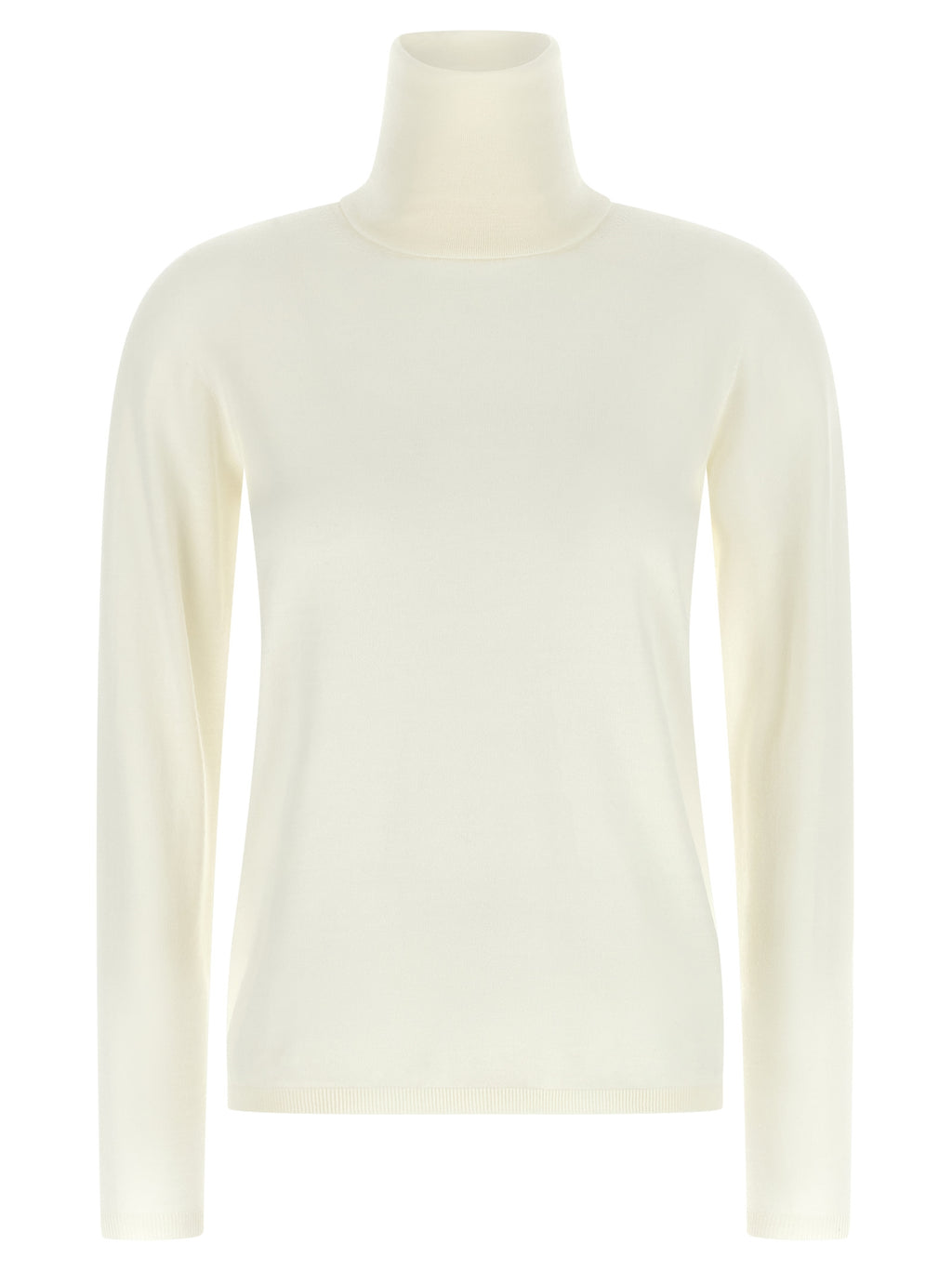 White Virgin Wool Sweater
