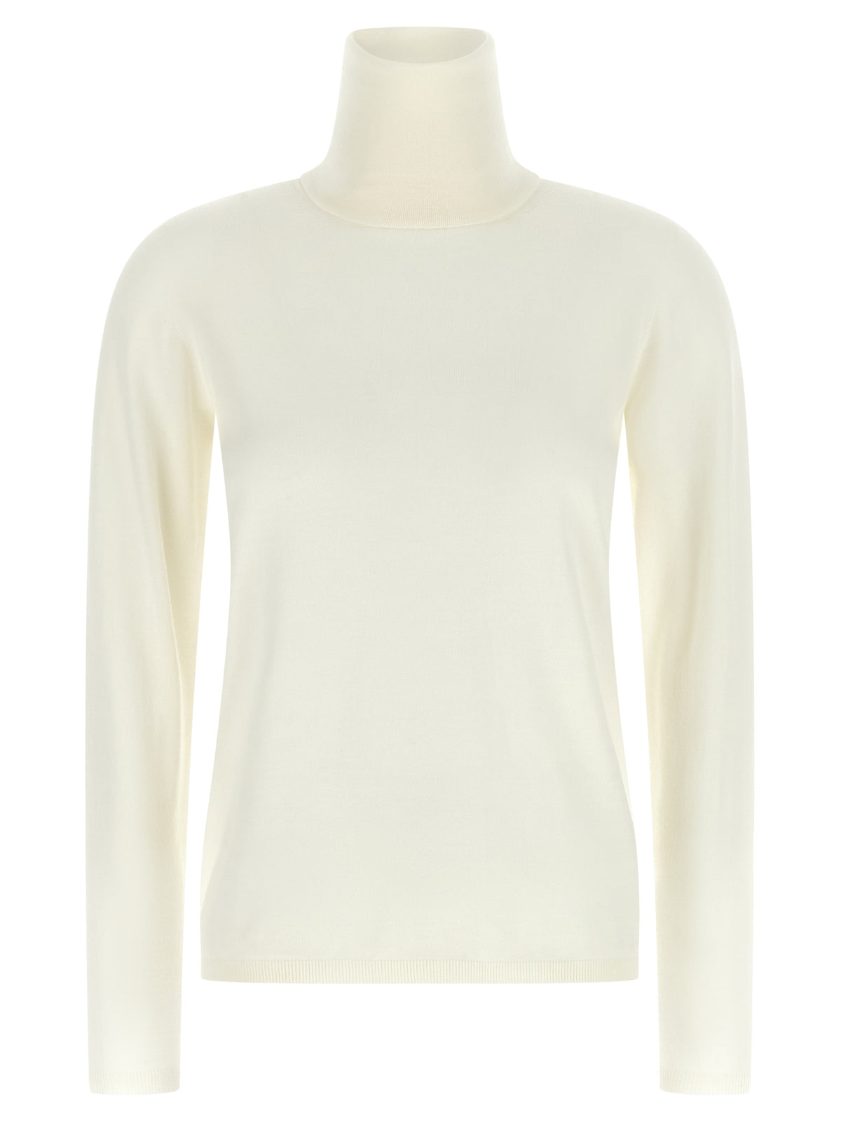 White Virgin Wool Sweater