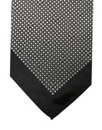 Black and White Pocket Square