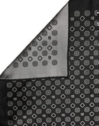 Black and White Pocket Square