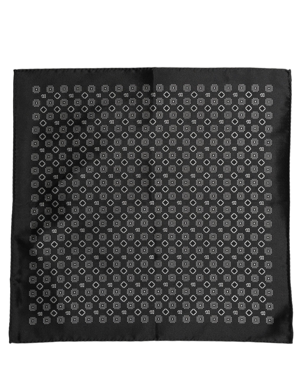 Black and White Pocket Square