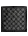 Black and White Pocket Square