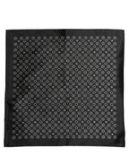 Black and White Pocket Square