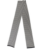 Black and White Silk Scarf