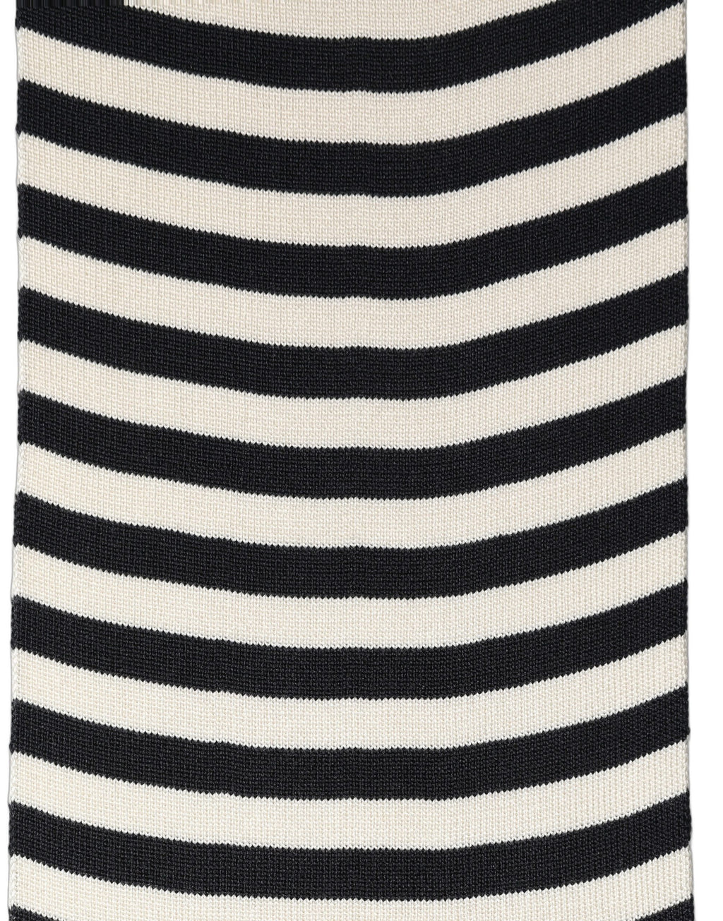 Black and White Silk Scarf
