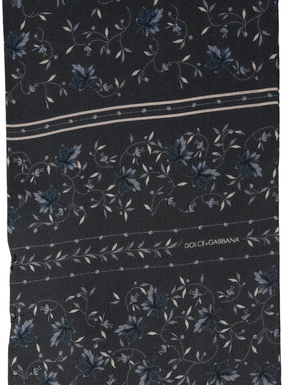 Blue Silk Scarf