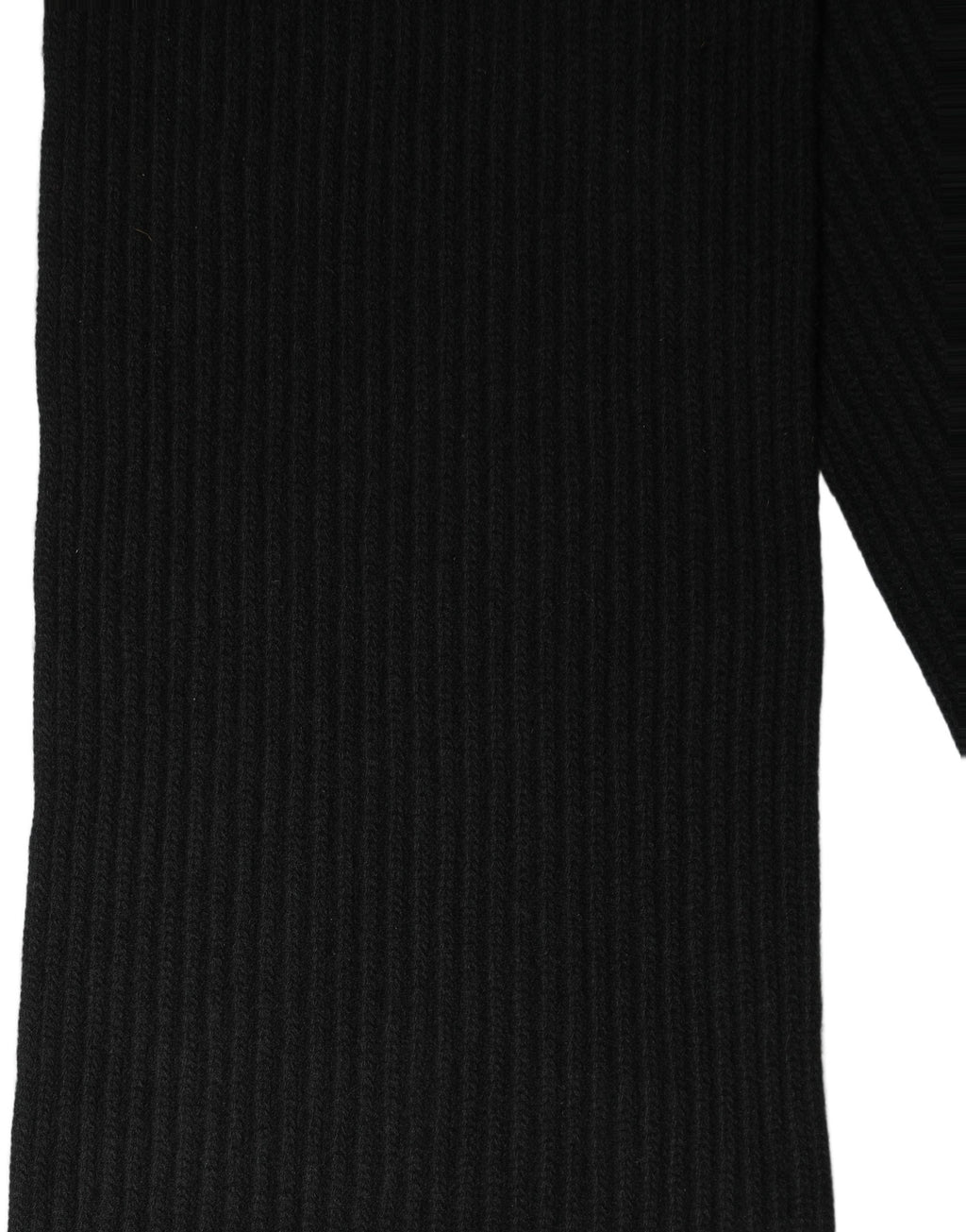 Black Virgin Wool Scarf