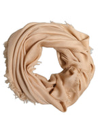 Beige Silk Scarf