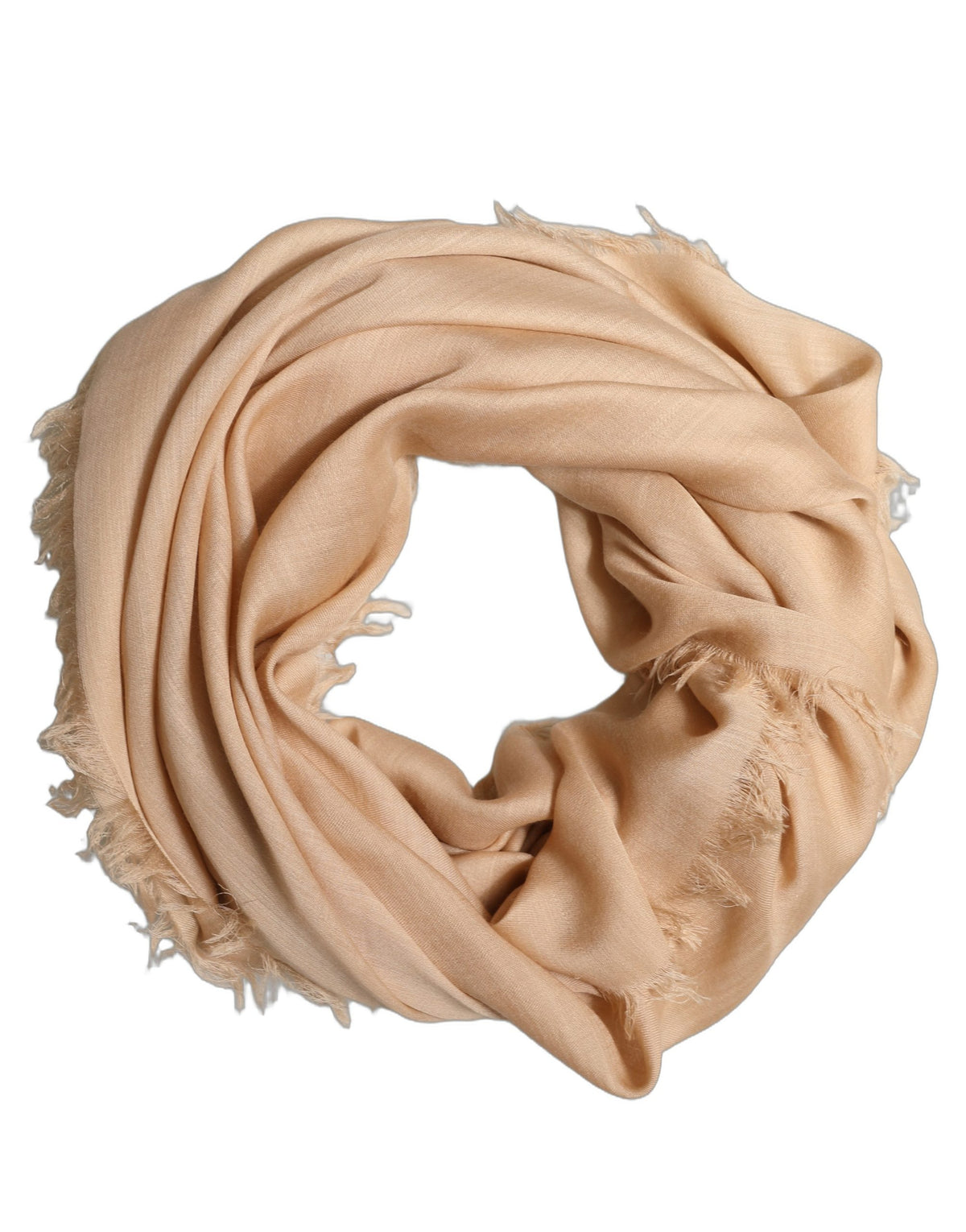 Beige Silk Scarf