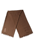 Brown Silk Scarf