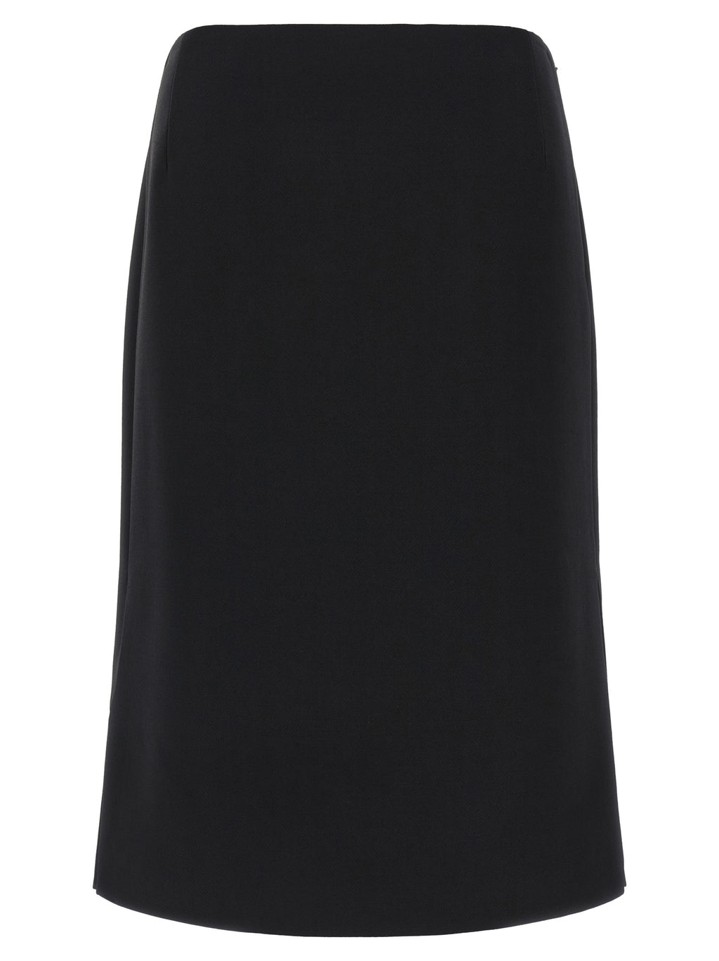 Black Wool Skirt