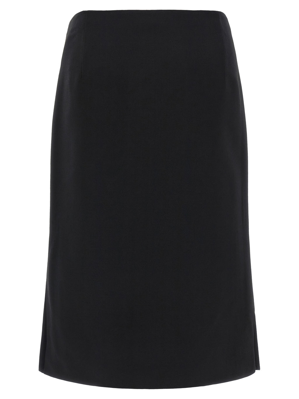 Black Wool Skirt