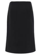 Black Wool Skirt