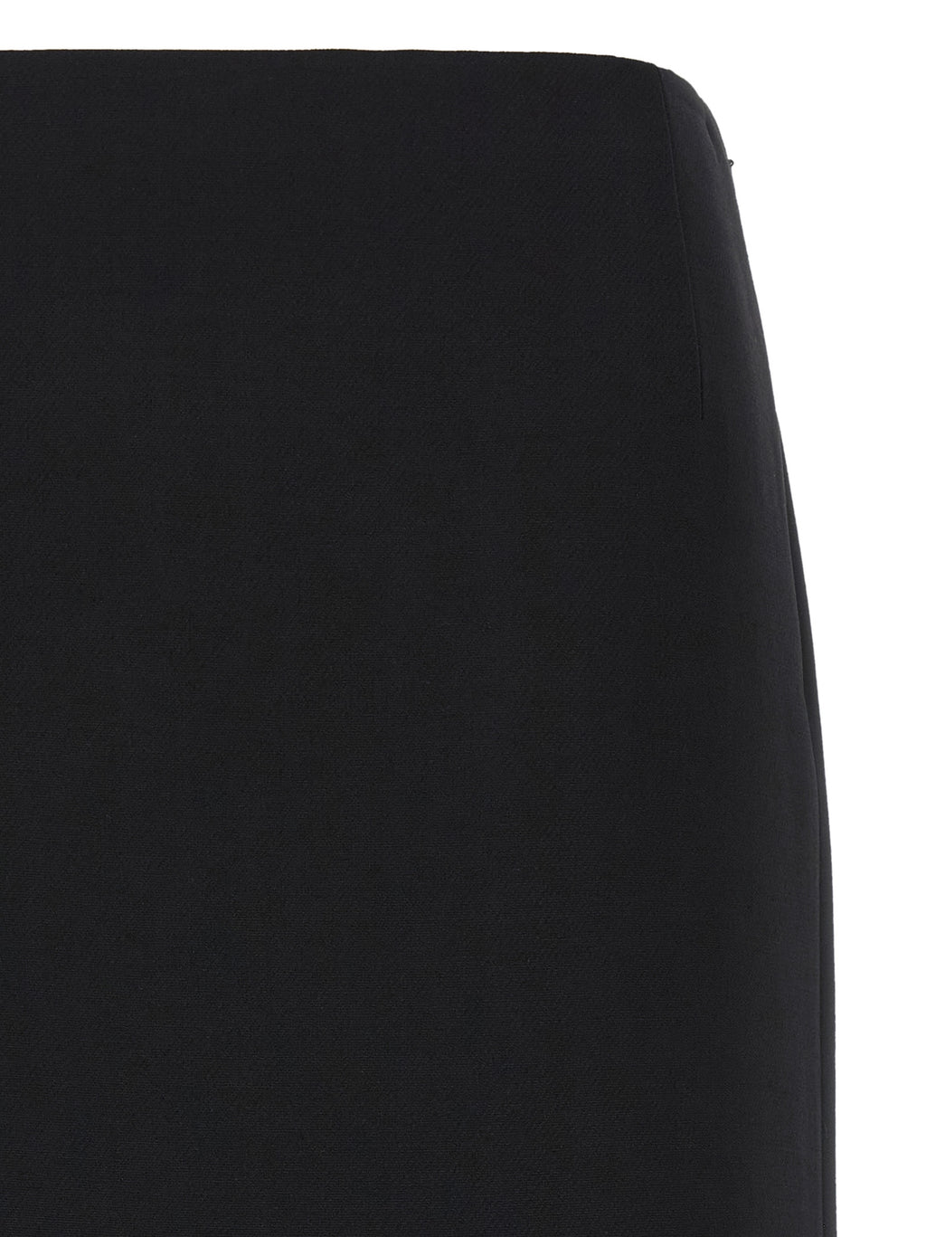 Black Wool Skirt
