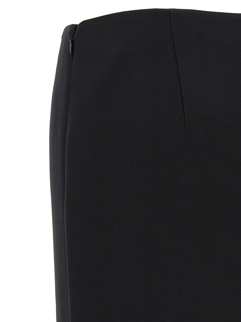 Black Wool Skirt