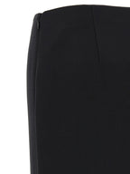 Black Wool Skirt
