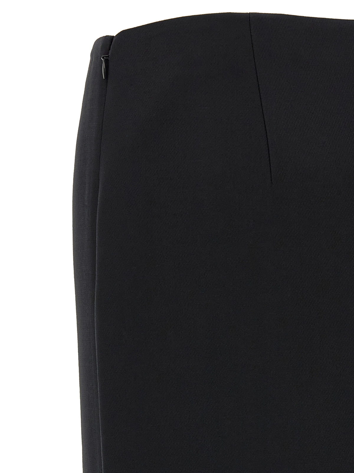 Black Wool Skirt