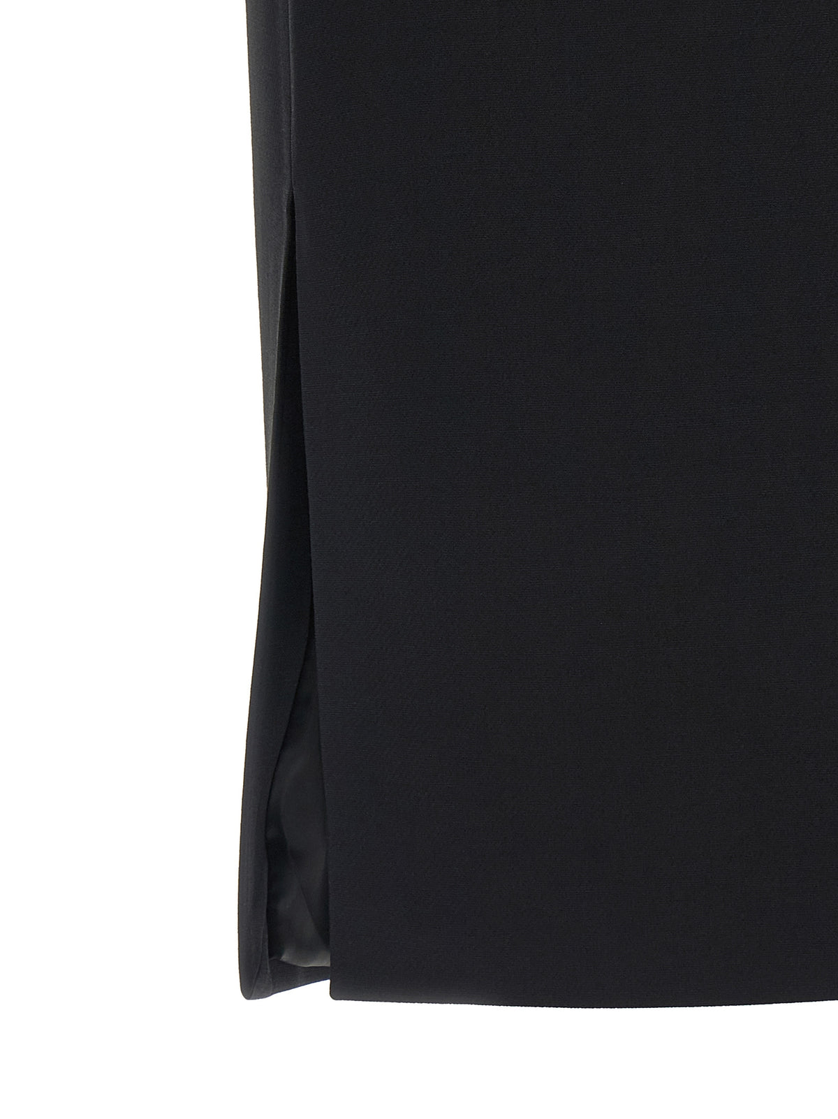 Black Wool Skirt