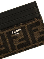 FF Leather Card Holder – Brown