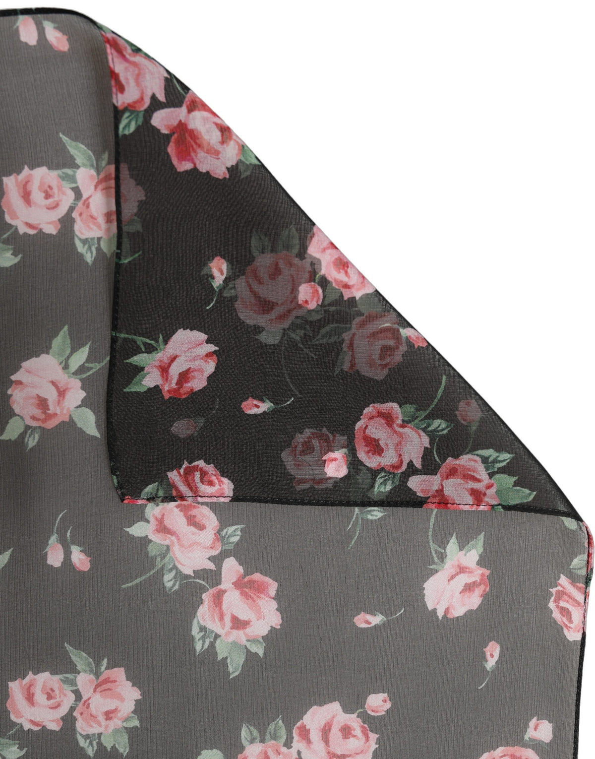 Black Silk Scarf