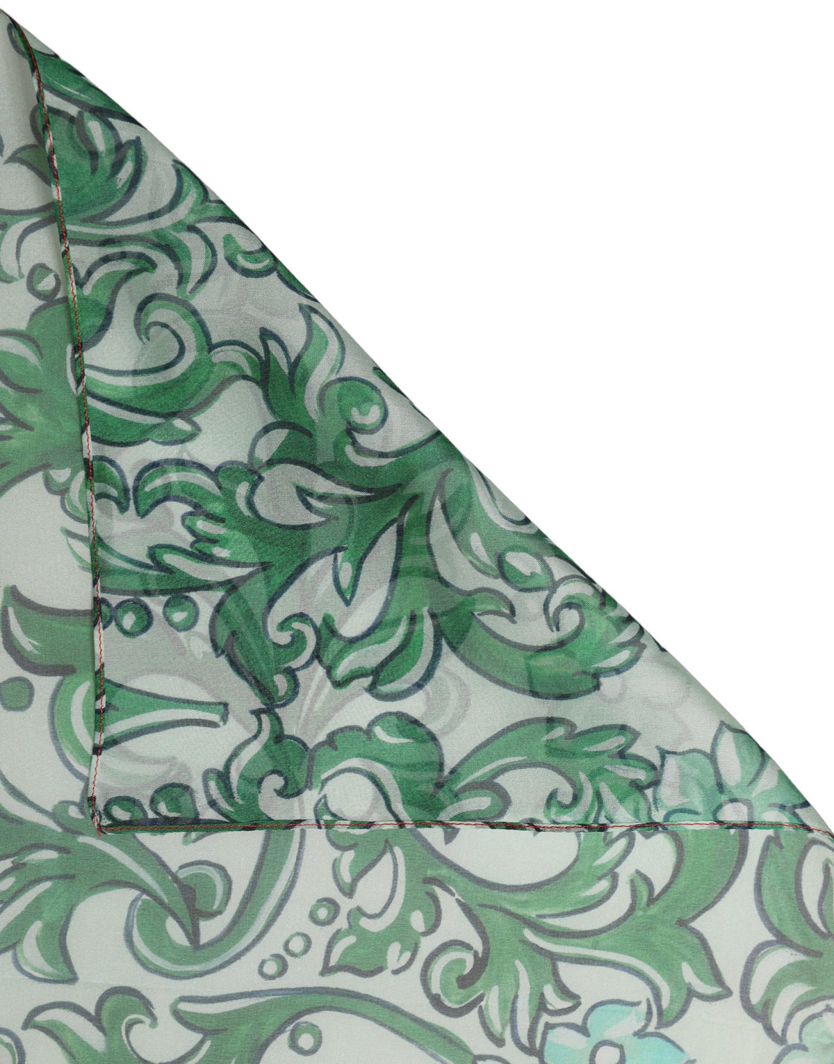 Green Silk Scarf