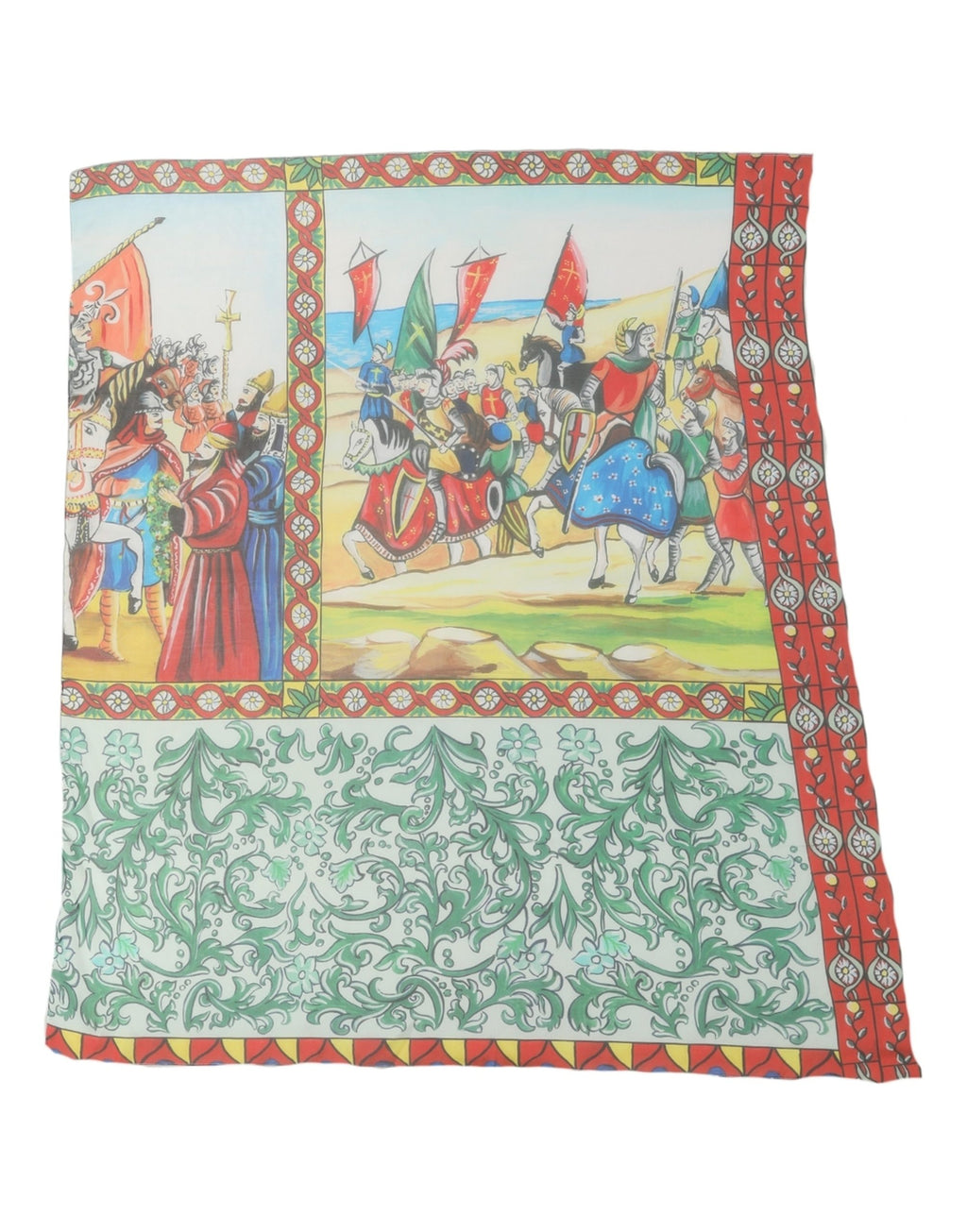 Multicolour Silk Scarf