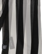 Black and White Silk Scarf