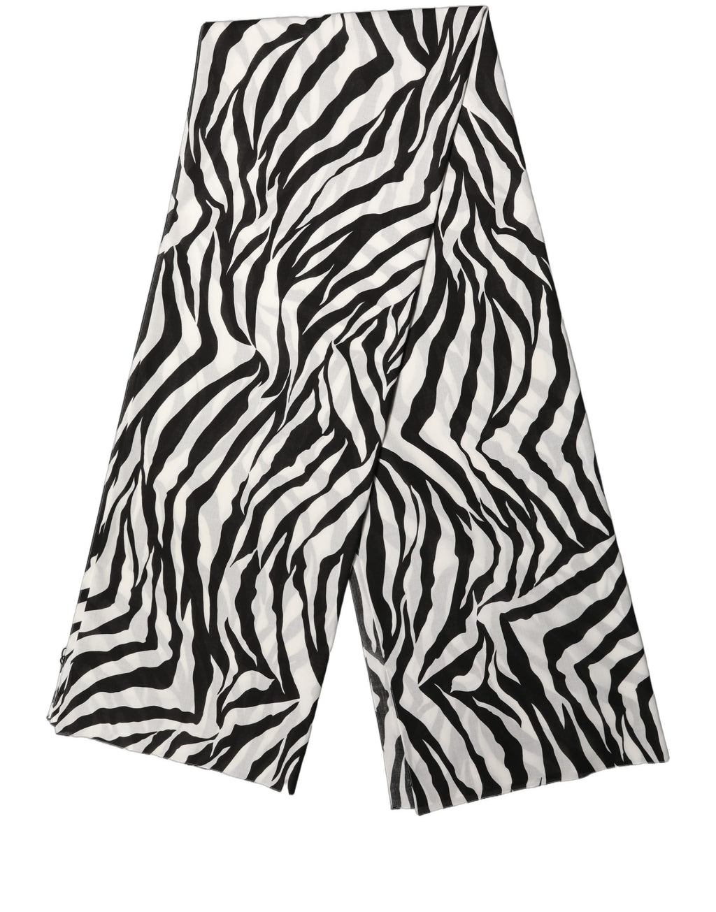 Black and White Cotton Scarf