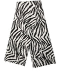 Black and White Cotton Scarf