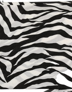 Black and White Cotton Scarf