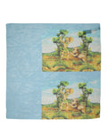 Light Blue Silk Scarf