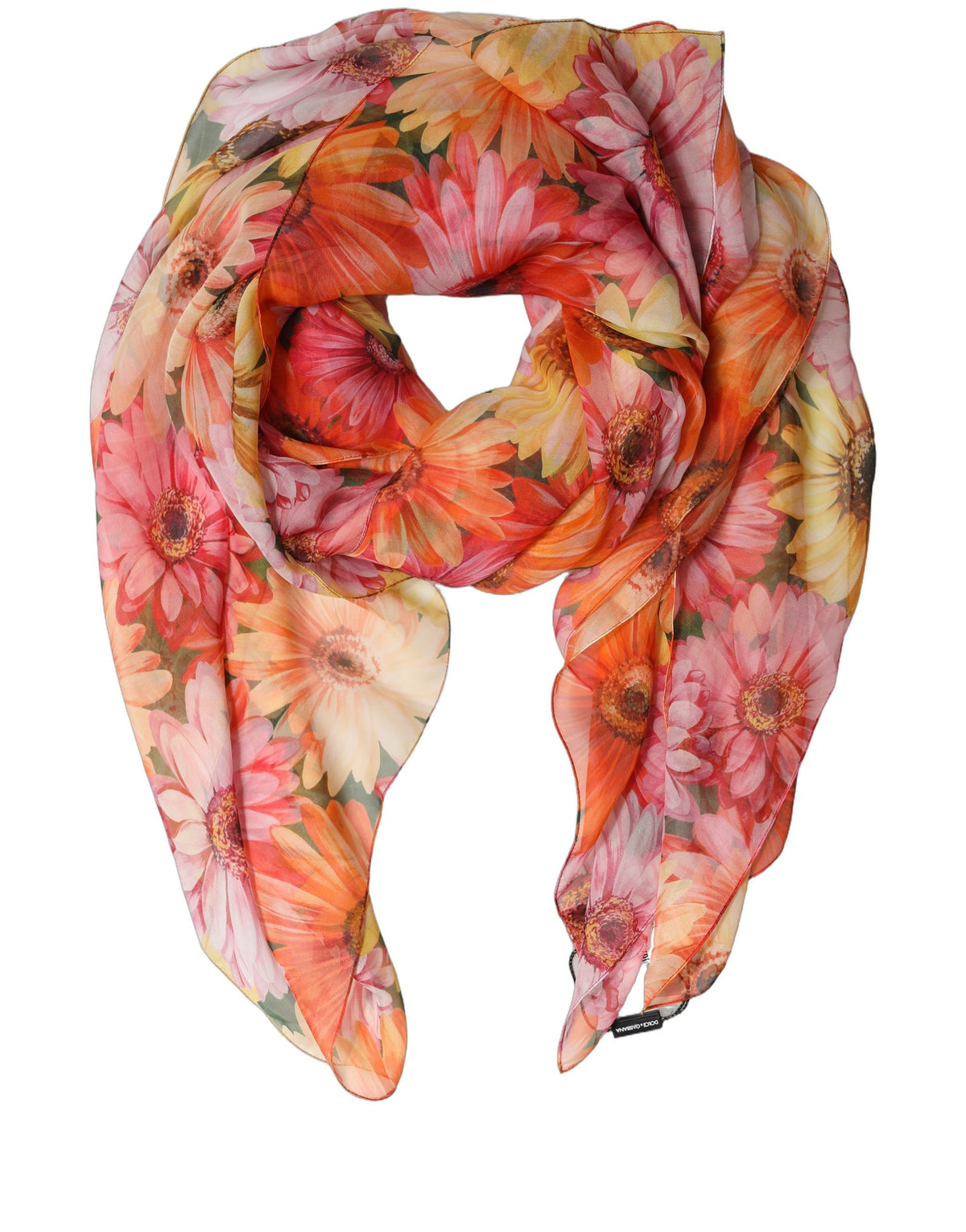 Multicolour Silk Scarf